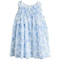 Next Partykleid Festliches Kleid mit floralem Muster und Rüschen (1-tlg)
