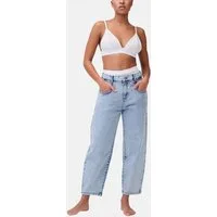 ITEM m6 Relaxhose RELAXED DENIM HIGH RISE Vier-Wege-Stretch, modelliert Bauch und Hüfte, Business und Casual