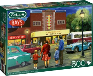 Falcon Puzzle 11240 - A Trip to the Movies11240 - A Trip to the Movies [500 Teile]