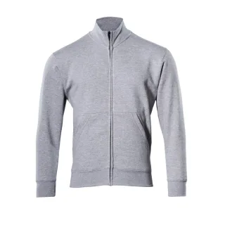 MASCOT Herren Lavit Sweatshirt mit Reißverschluss CROSSOVER Grau-meliert XL - 51591-970-08-XL