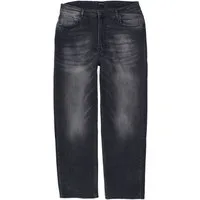 Lavecchia Comfort-fit-Jeans Lavecchia Herren Comfort Fit Jeans LV-501 (Black-Stone, 42/32) Stretch mit Elasthan