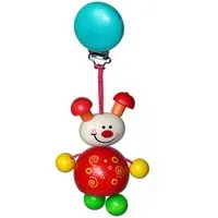 HESS SPIELZEUG Kinderwagenkette Holzspielzeug Clipfigur Käfer Tom BxLxH 65x45x160mm NEU