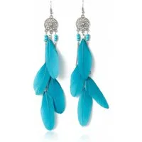 The Beauty House Ohrring-Set Vintage Boho Ethno Ohrringe Damen – Edelstein Ohrhänger Schmuck