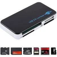 SpionProfi Speicherkartenleser USB 3.0 Kartenleser All in One Lesegerät Speicherkarte Compact Flash, All in One Usb Kartenleser für Speicherkarten aller Art