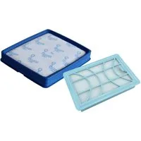 Trade-Shop Filter-Set 2in1 passend für Philips PowerPro Expert FC9741 FC9742 FC9743, Zubehör für Philips FC8003/01, CP0616, CP0617 - Ersatzteile für Staubsauger, Set bestehend aus Motorfilter und Abluftfilter