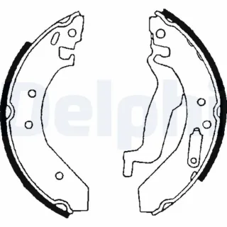 Delphi Bremsbacken hinten Honda MG Rover