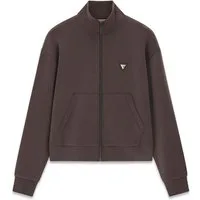 Guess Sweatjacke OLYMPE HIGH NECK FULL ZIP SWEAT - Jacke Damen - Zipjacke