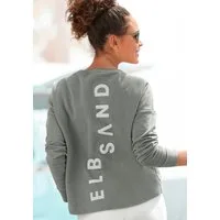 Elbsand Sweatshirt Raina mit Logoprint am Rücken, sportlich-casual