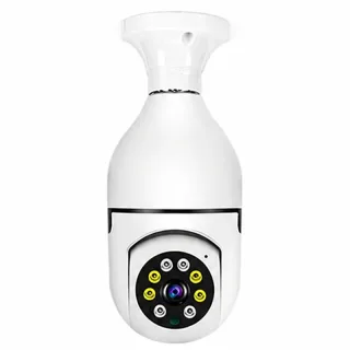 Hopeway A6 Bulb WiFi Security Camera 1080P PTZ Two Way Audio Motion Auto Tracking Color Night Vision Wireless IP Surveil