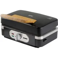 Domo Sandwichmaker SANDWICH-WAFFEL-GRILL 3-IN-1 INKY BLACK Sandwichmaker Schwarz DO9278C