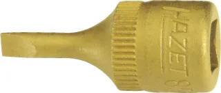 HAZET Schraubendreher-Steckschlüsseleinsatz (1/4 Zoll), Schlitz Profil - 8503-1.6X10