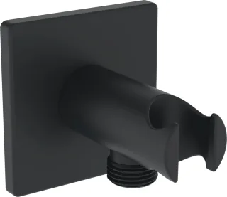 Hansa Wandanschlussbogen HANSA 2900, eckig Matt-Schwarz, 290041-33 290041-33