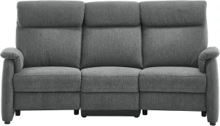 Home affaire 3-Sitzer "Turin Sofa mit elektrischer Relaxfunktion, Breite 226 cm" inkl. Tisch, USB & Steckdose, Federkern & pflegeleichtem Bezug
