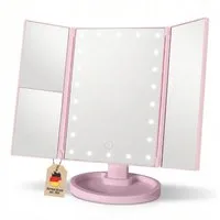 Intirilife LED-Lichtspiegel (1-St), Schminkspiegel mit LED Beleuchtung Kosmetikspiegel Makeup Spiegel