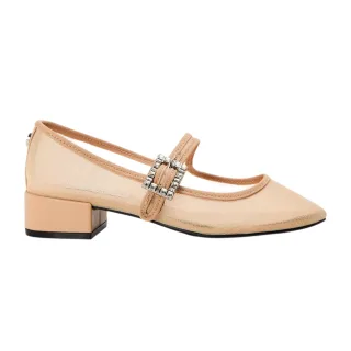 Steve Madden - "Champaign" Pumps für Damen, Blockabsatz (Nude)