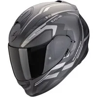 Scorpion Exo Motorradhelm Scorpion Exo-491 Kripta Integralhelm Matt-Schwarz / Silber (1er Set), integralhelm motorrad