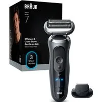 Braun Elektrorasierer Series 7 72-G1200s, Aufsätze: 1, Bis zu 60 Min, Präzisionstrimmer-Aufsatz, 100% wasserdicht