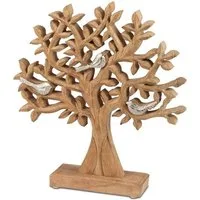 formano Skulptur Alu Mangoholz, auf Sockel, Natur, Baum, H: 28cm