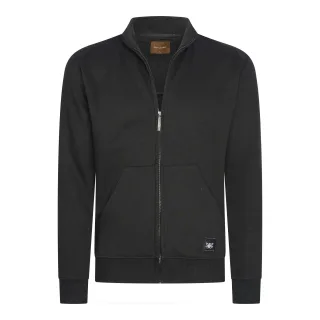 Fleece Zip Jack von Cappuccino Italia in der farbe Schwarz und in größe M.