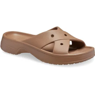 Crocs Klassische Kreuzriemen Thermoplastische Damenmilchschokoladensandalen