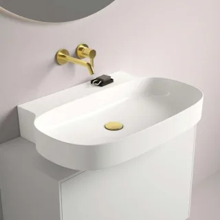 Ideal Standard Linda-X Waschtisch T439801 ohne Hahnloch, ohne Überlauf, 750 x 500 x 130 mm, weiß