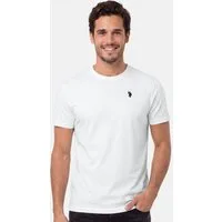 U.S. Polo Assn. T-Shirt USNaash – Herren Basic Shirt aus 100 % Baumwolle Klassischer Rundhalsausschnitt, weiches Material und Logo-Stickerei