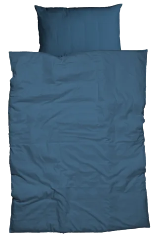CASATEX Bettwäsche "Uni" 2 Stk. Uni Design, Reißverschluss, tolle Farben