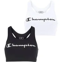 Champion Sport-BH (Packung, 2-tlg) 2er-Pack, mit Logoschriftzug, aus Baumwolle und Elasthan