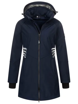 Arctic Seven Damen Softshell Jacke AS-305 – lang, wind- & wasserabweisend, reflektierend