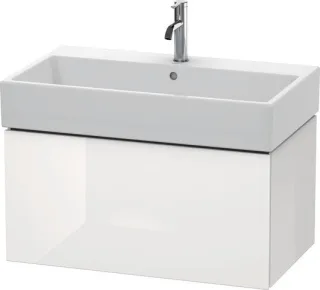 Duravit L-Cube Waschtischunterbau wandhängend Weiß Hochglanz 784x459x394 mm - LC617708585 LC617708585