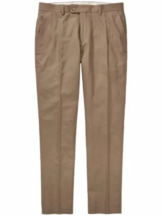 Mey & Edlich Herren Große-Momente-Anzughose Beige 100 % Baumwolle (bio)