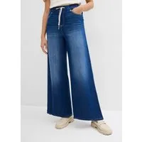 bonprix Weite Jeans mit Bequembund, lockere Passform im Loose Fit