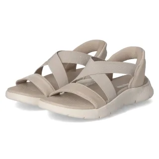 Skechers Sandalen GLIMMER UP  Beige - Gr. 36 -  Textil