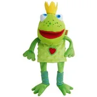 Haba Handpuppe Handpuppe Froschkönig, 26 cm, unisex neutral