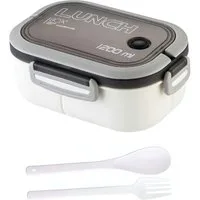 WS-Trend Lunchbox 3-teiliges Kinder-Lunch-Set – Brotdose 1200 ml mit Doppel-Fächer Be, (3-tlg)