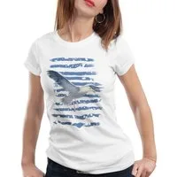 style3 T-Shirt Möwe ozean meer strand insel ostsee nordsee sylt