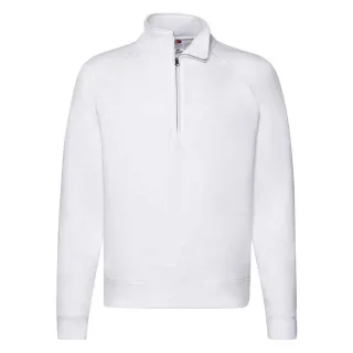 Fruit of the Loom - "Premium" Sweatshirt Reißverschluss für Herren (Weiß)