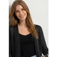 STREET ONE Shirtjacke Style Suse 3/4-Arm Jacke in offener Passform - aus Viskose und mit Stretch