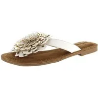 Lazamani Lazamani Damen Pantolette - Zehentrenner Pantolette