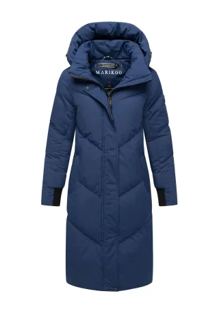 Marikoo Damen Steppmantel Teonaa mit Kapuze & sportlich-elegantem Look