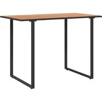 vidaXL Gartentisch Gartentisch Braun 100 x 55 x 70 cm Holz (1-St)