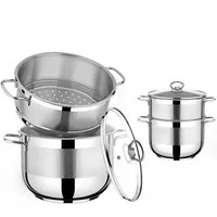 Urban Living Dampfgartopf Couscoussiere Couscous Topf Kuskus Couscoustopf, Edelstahl