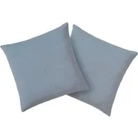 OTTO home Kissenbezug Bailee, (2 Stück), weiche Musselin Qualität, viele Farben erhältlich, Bezug in 50x50 cm