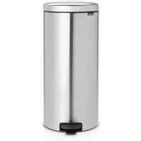 Brabantia Mülleimer NewIcon Treteimer, 30L, sanft schließender Deckel, mit leichter Pedalbedienung
