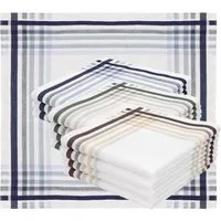 Betz Taschentuch 12 Stück Herren Stoff Taschentücher Set LUX 1 40x40cm