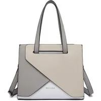 Miss Lulu Handtasche Damen Mittelgroße Schultertasche aus PU-Leder (1-tlg)