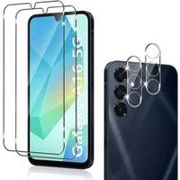 MSM Displayschutzglas 2X Schutzglas (Display + Kamera) für Samsung Galaxy A16 5G Full 9H