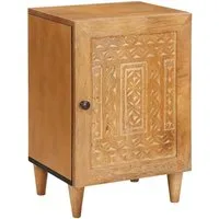 vidaXL Badezimmer-Set Badezimmerschrank Hellbraun 38 x 33 x 58 cm Holzwerkstoff, (1-St)