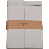 ROSS Geschirrtuch 2er Set 907, zwei Geschirrtücher in einer Banderole, (Set, 2-tlg), hochwertige Zwirn Halbleinen Geschirrtücher, Maße je Tuch ca. 50x70 cm