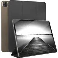EAZY CASE Tablet-Hülle Smart Case für iPad Pro 12,9" 3./ 4./ 5./ 6. Gen. 12,9 Zoll, Hülle mit Standfunktion Tablet Klapphülle Anti-Kratz Tasche Schwarz